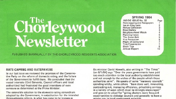 Chorleywood News Spring 1984