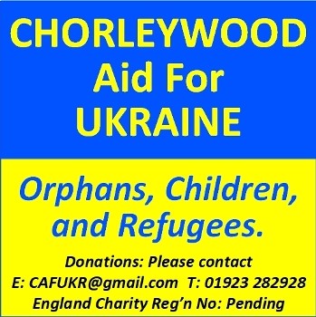 Chorleywood Aid for Ukraine – April 2022 update